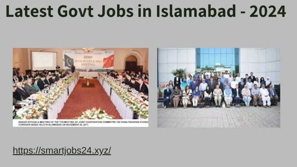 Latest Govt Jobs in Islamabad - 2024