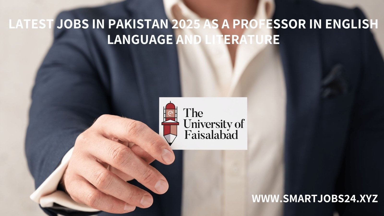 Latest Jobs in Pakistan 2025 as a Professor in English Language and Literature